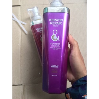 dầu gội keratin tím 750 ml