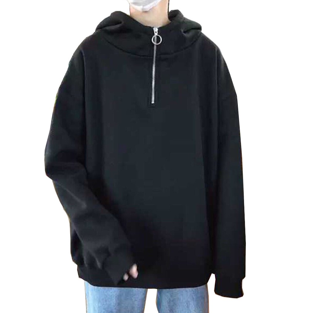 [Mã FASHIONMALLT4 giảm 15% tối đa 30K đơn 150k] Áo khoác hoodie phông rộng ASALA chất lượng cao (HD-K6) khoá kéo.