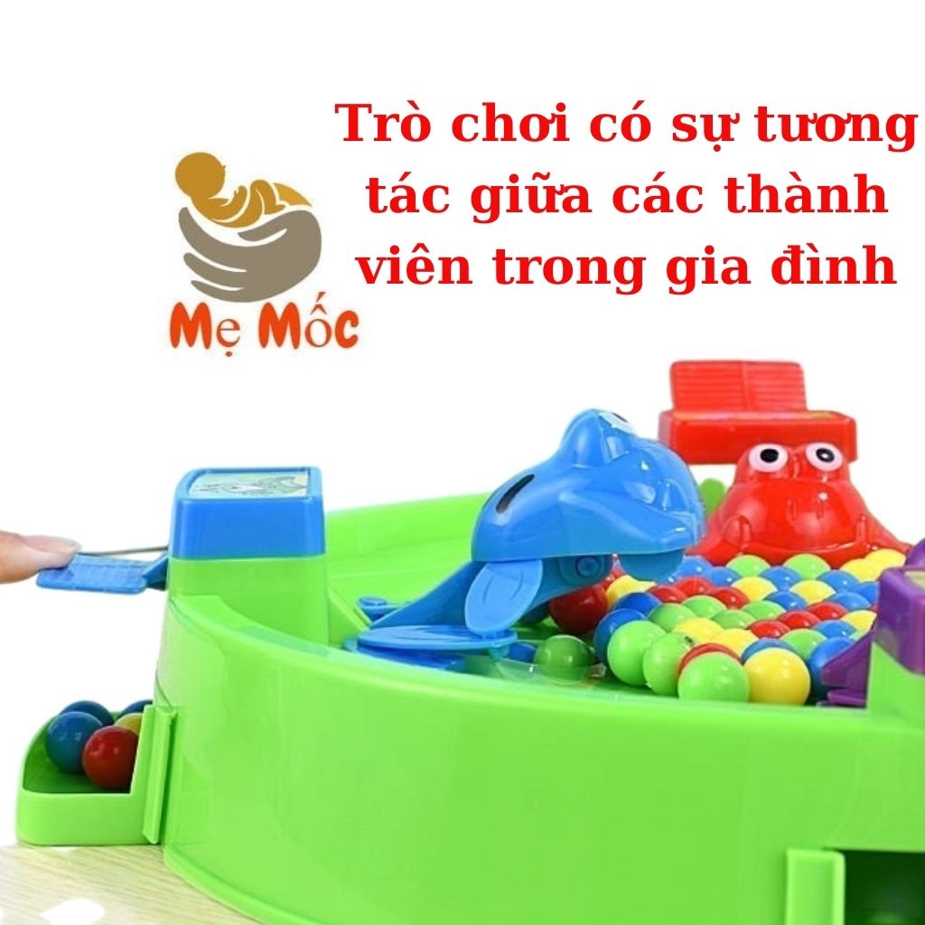 Bộ Đồ Chơi Ếch Ăn Bi Cho Cả Gia Đình 4 Người Chơi, Đồ Chơi Giải Trí Cho Bé Shop Mẹ Mốc ,EAB