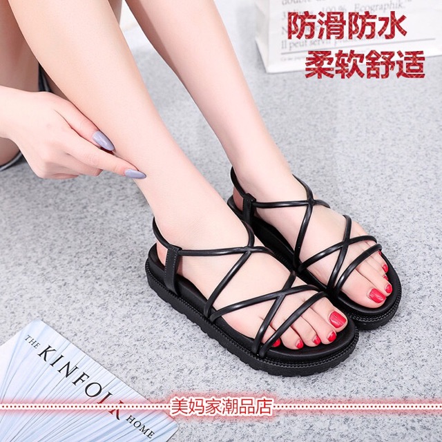 Sandal nhựa quai nhỏ cực xinh