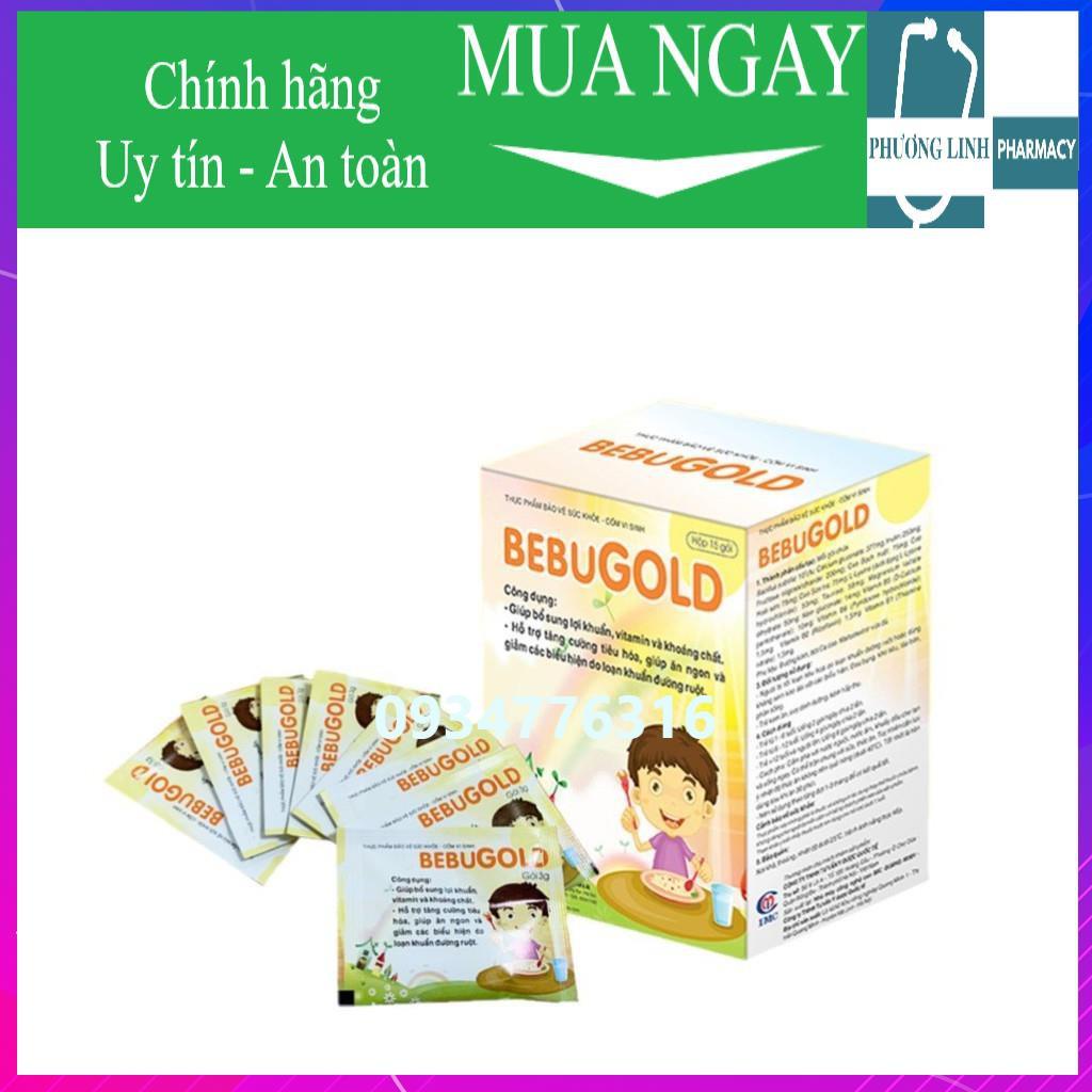 ✅ Cốm vi sinh Bebugold - Hỗ trợ tăng cường tiêu hóa, giúp ăn ngon, hấp thu tốt (Hộp 15 gói)