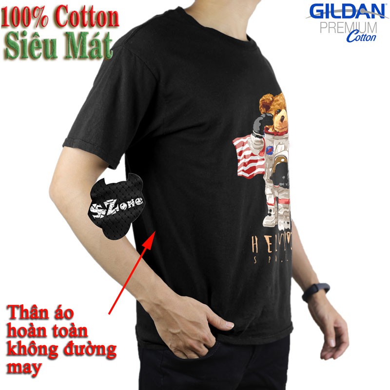 Áo Phông Cotton 100% In Hình 3D Cao Cấp SZone PM61
