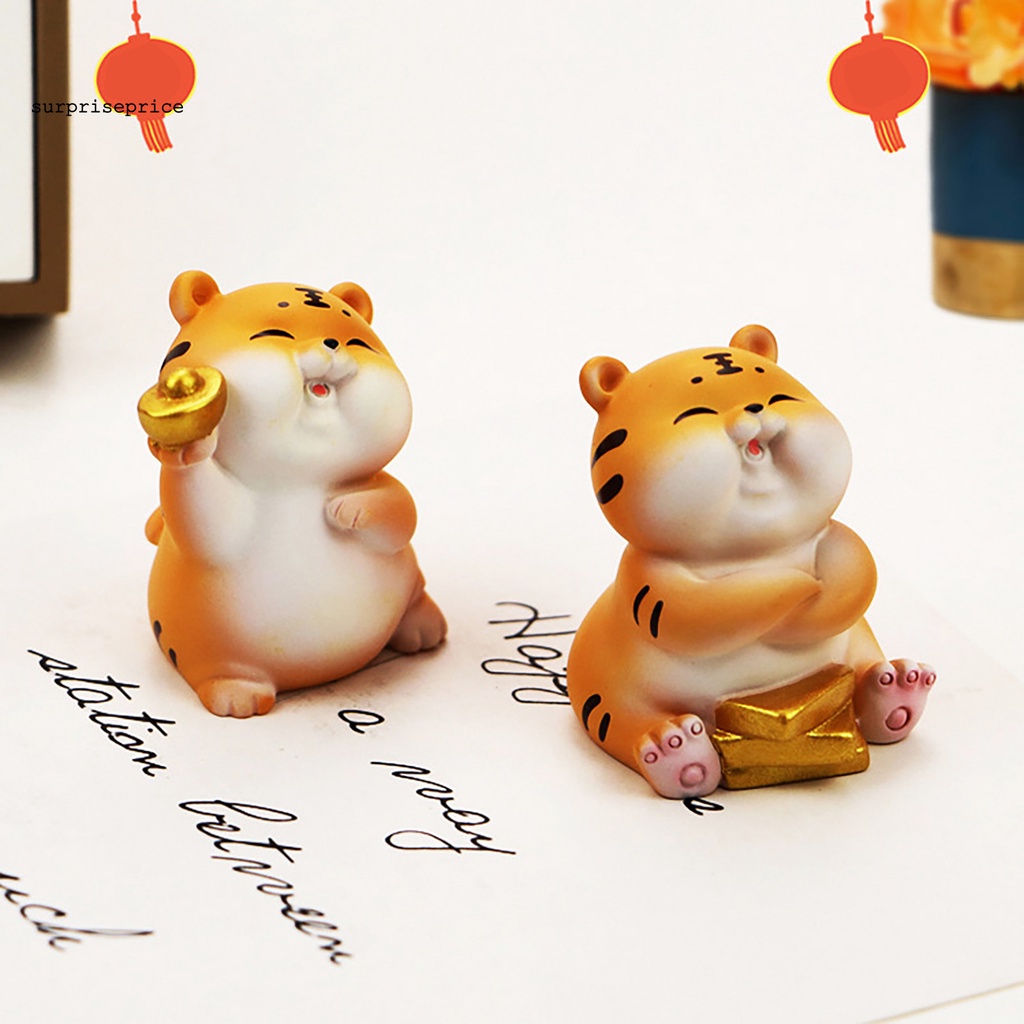 Mô hình chú hổ trang trí bàn 10 kiểu tùy chọn ngộ nghĩnh