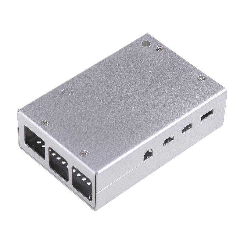 Vỏ Bảo Vệ Raspberry Pi 4B RPI 4B Bằng Nhôm Màu Đen / Bạc