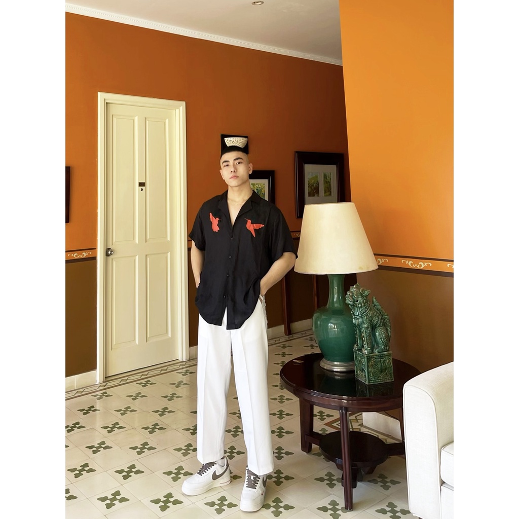 ÁO SƠ MI TAY NGẮN SPRING BIRDS MÙA TẾT