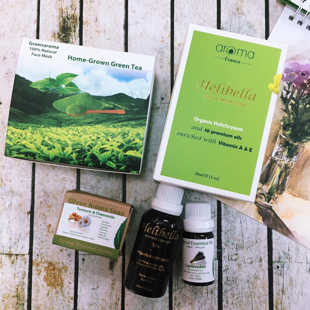 Bột trà xanh Hữu Cơ Aroma, 100% Organic