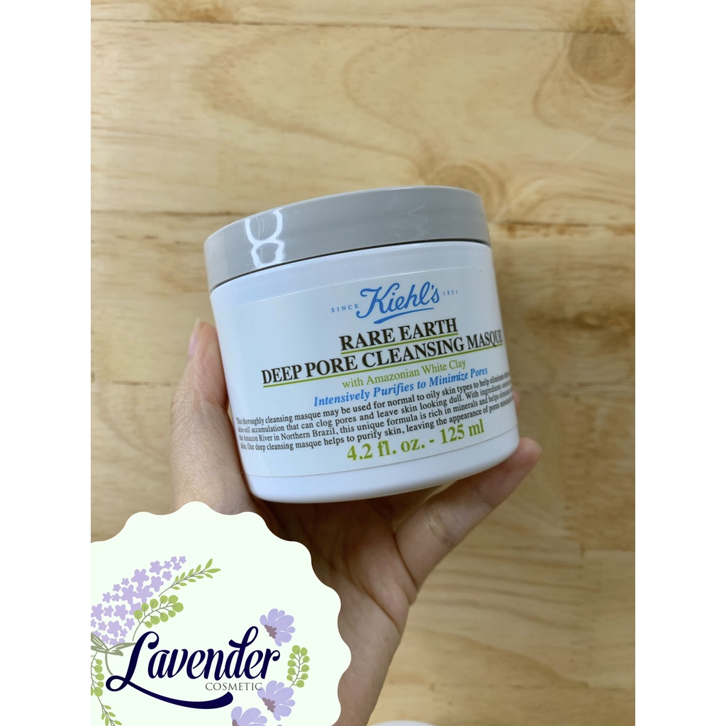 Set Mặt Nạ Đất Sét KIEHL'S Rare Earth Deep Pore Cleansing Masque + gel dưỡng ẩm