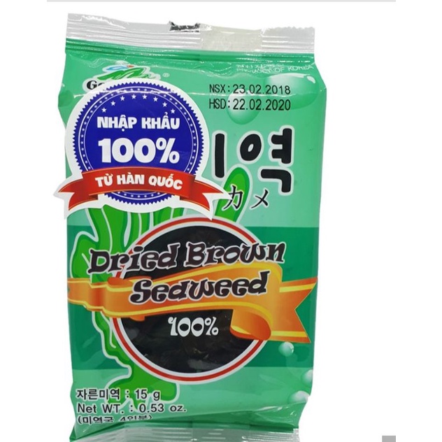 RONG BIỂN NẤU CANH 50G GODBAWEE MIYUK ĂN CHAY ĂN KIÊNG GIẢM CÂN EATCLEAN