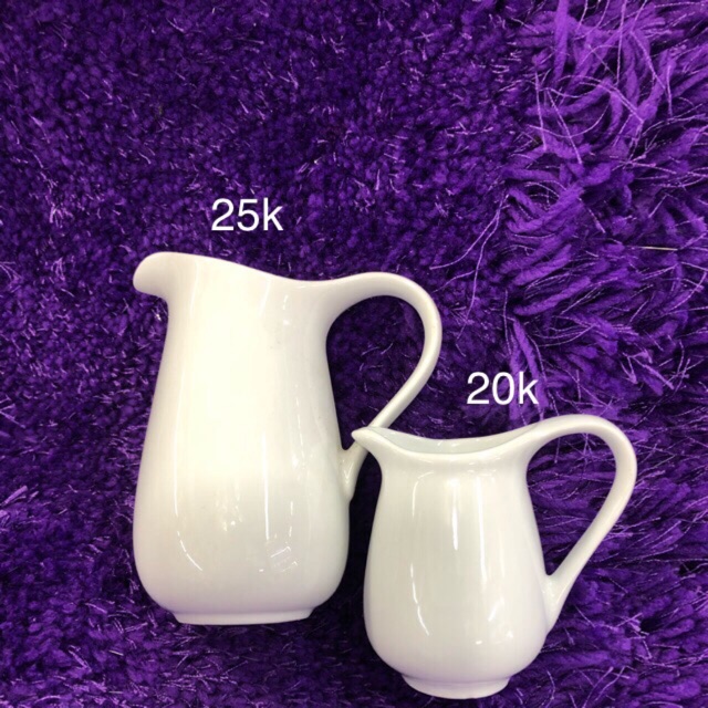 [BẢO HÀNH VẬN CHUYỂN] - Bình rót pha chế sứ trắng size 100ml, 200ml | BigBuy360 - bigbuy360.vn