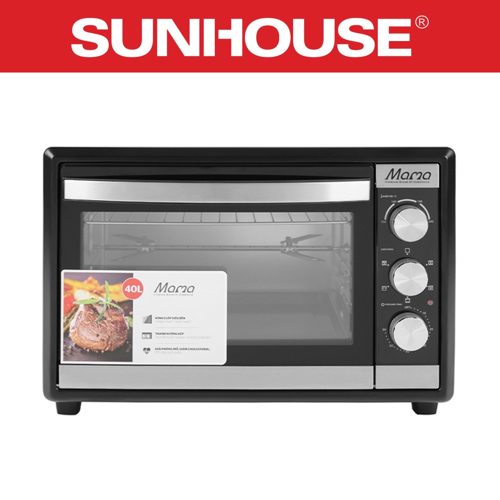 Lò nướng điện 40L SUNHOUSE MAMA SHD4240