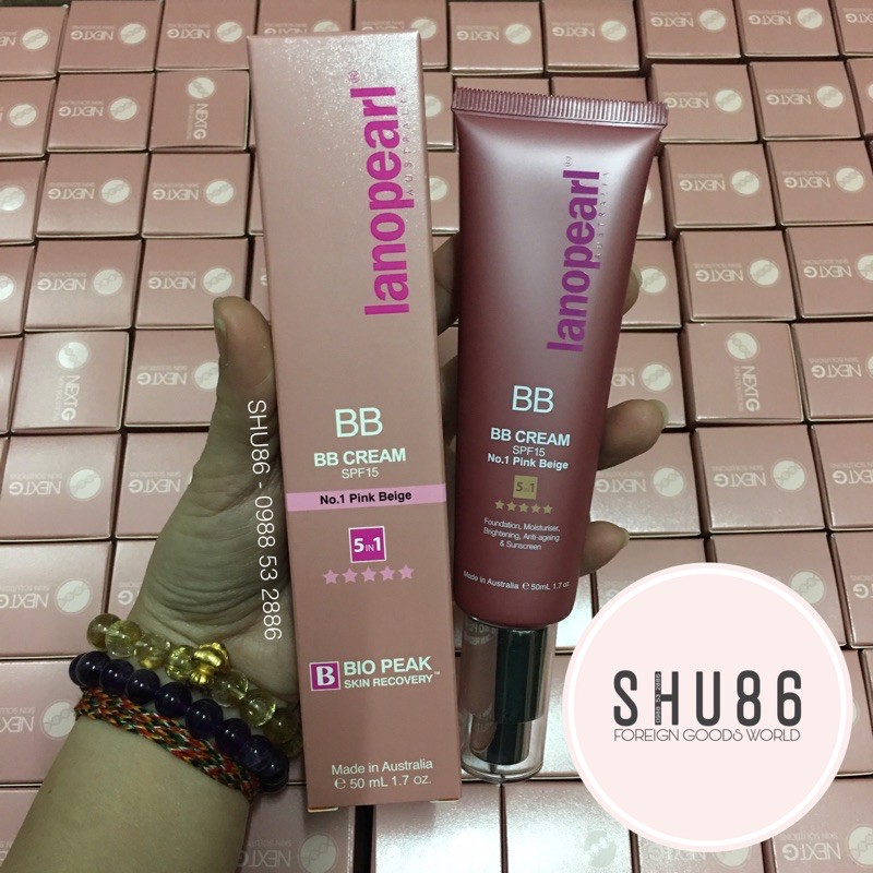 Kem che khuyết điểm Lanopearl BB cream 5 in 1 của Úc