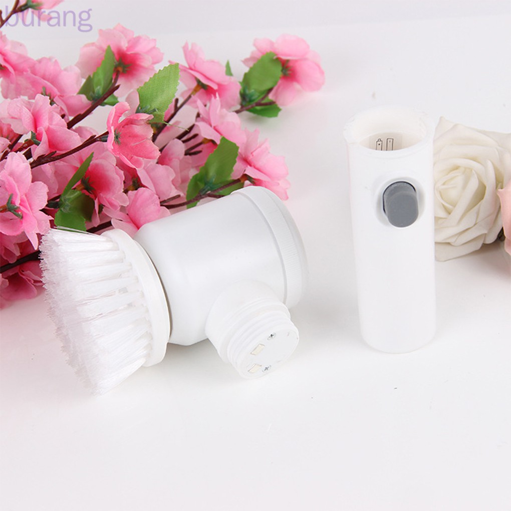 Bàn chải vệ sinh bồn tắm/ nhà bếp chạy điện 5 trong 1 tiện lợi