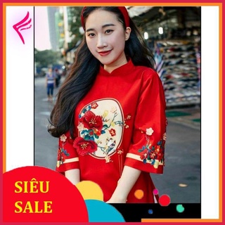 [ hot sale ] [FRISHIP] Áo cách tân nữ _áo dài cách tân cát tường siêu đẹp mẫu mới