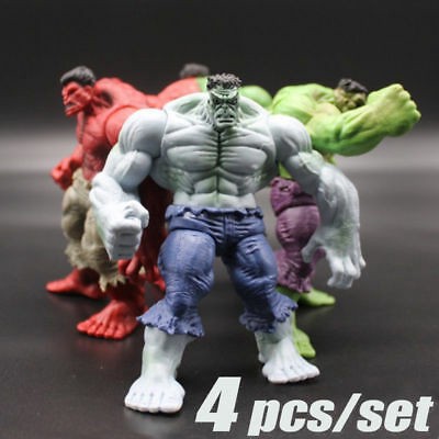 NEW Set 4 Mô Hình Nhân Vật Hulk Trong The Incredible