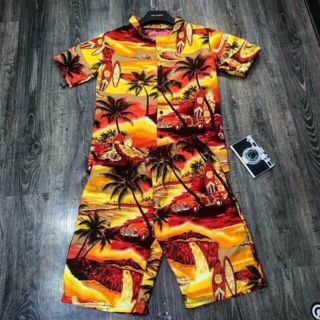 BIGSIZE (7- 120 KÝ) ĐỒ BỘ ĐI BIỂN DỪA NỀN CAM PHONG CÁCH SƠN TÙNG MTP - HAY TRAO CHO ANH (Hình thât shop)