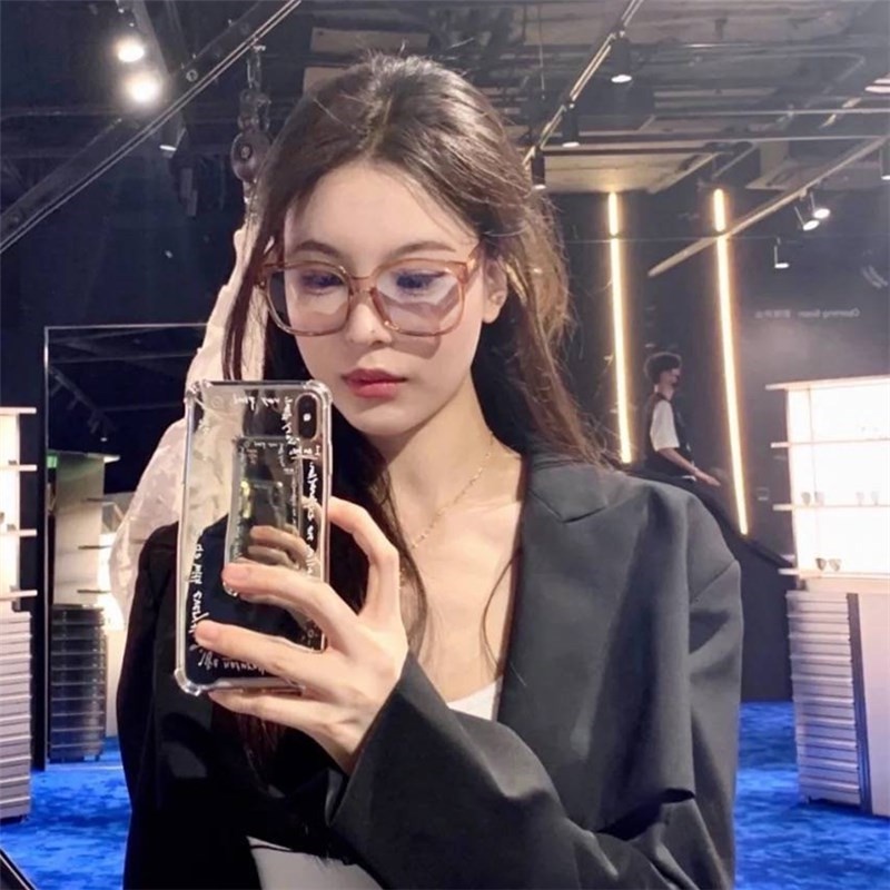 Kính mát gọng vuông phong cách đường phố Hàn Quốc thời trang