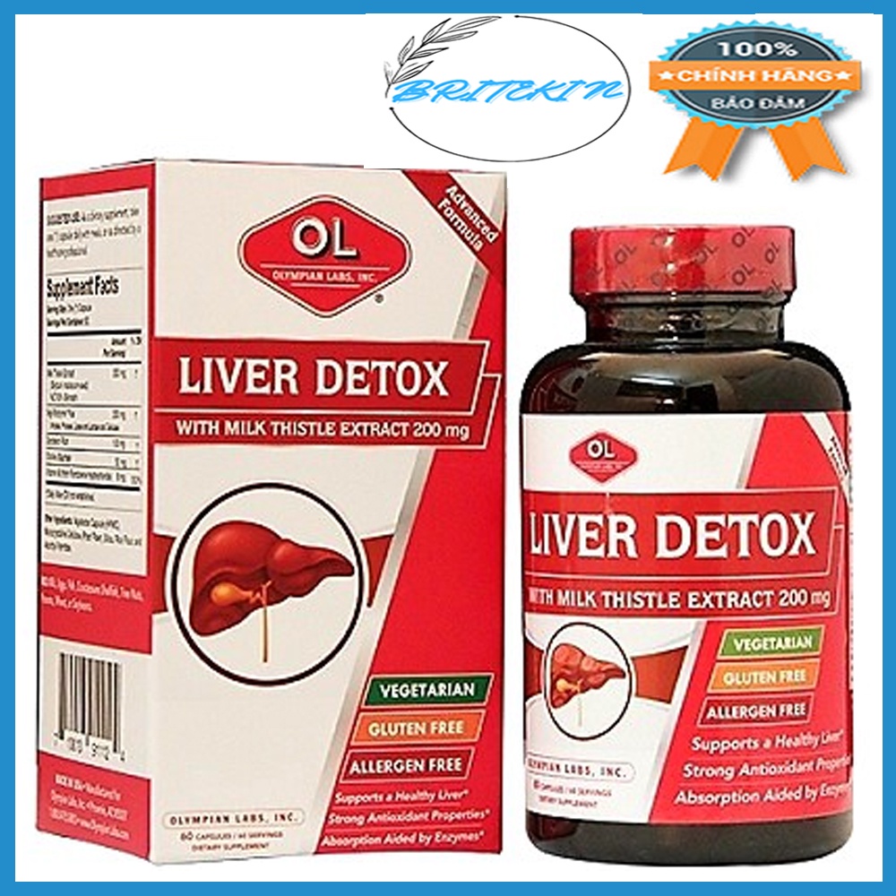 Viên Uống LIVER DETOX Bảo Vệ Chức Năng Gan (60 Vien)