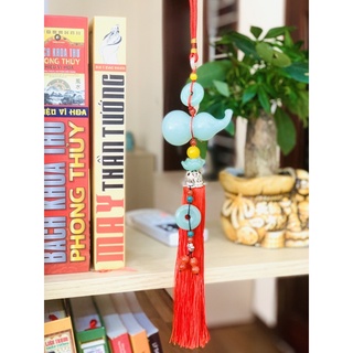 Khánh treo xe ô tô may mắn, hồ lô treo xe hút tài lộc ⚡️FREESHIP⚡️