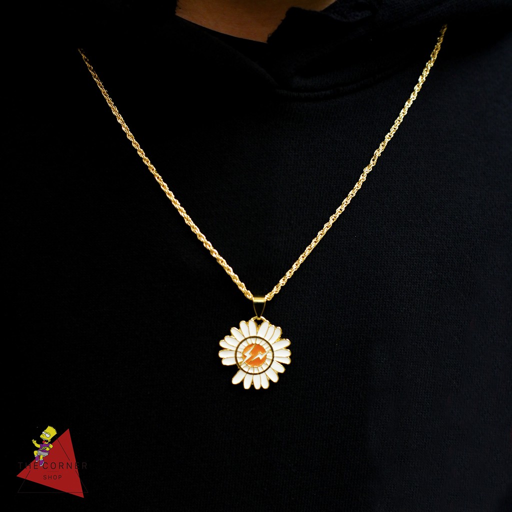 Dây chuyền Hoa cúc Peaceminusone cao cấp [Ảnh thật] (full box)