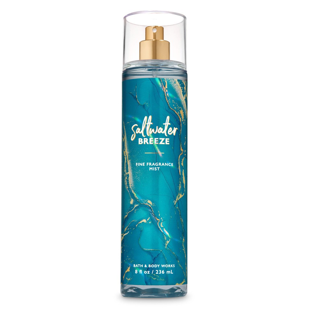 XỊT THƠM TOÀN THÂN BATH &amp; BODY WORKS SALTWATER BREEZE 236ML CHÍNH HÃNG - 7336