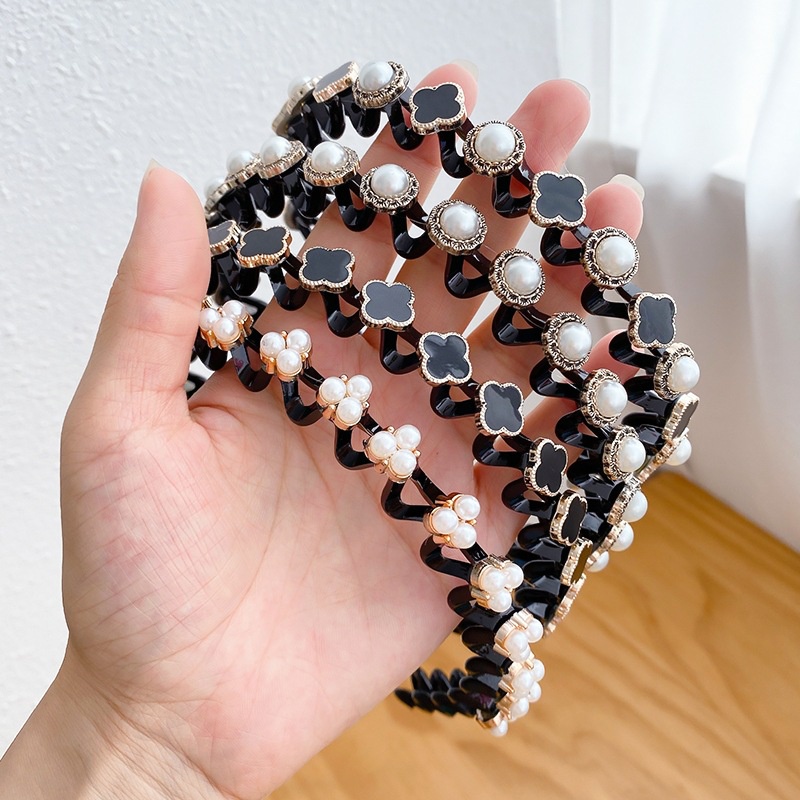 Băng Đô Đính Ngọc Trai Thời Trang Dành Cho Nữ