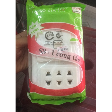 Ổ điện- taplo giả âm tường conip-điện sáng