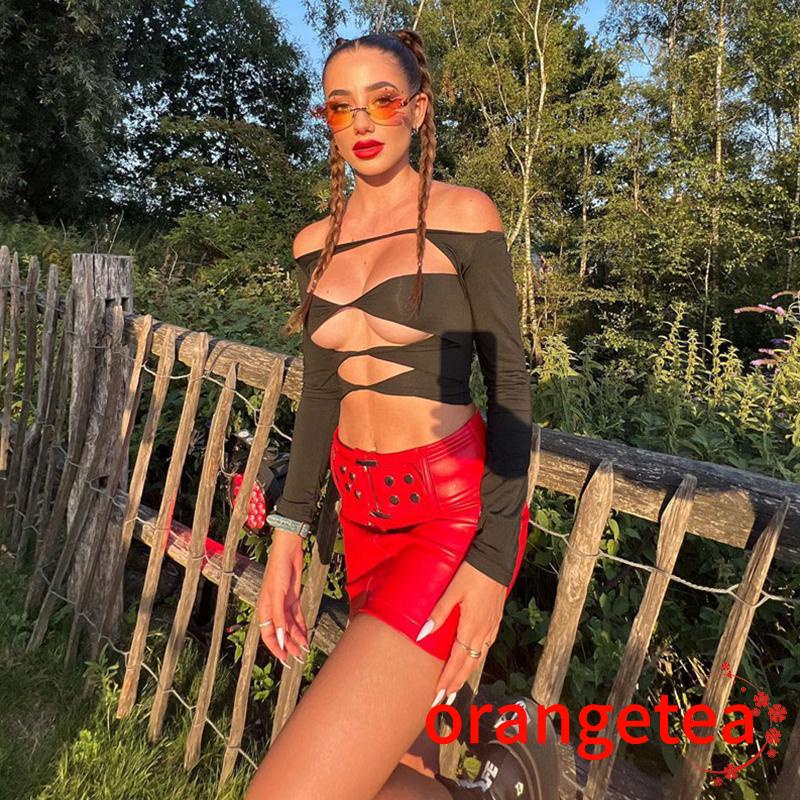 Áo Thun Lửng Tay Dài Cổ Thuyền Thời Trang Cho Nữ