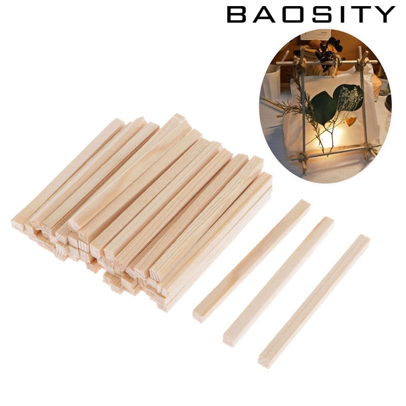 Set 100 Que Gỗ Dùng Để Làm Đồ Chơi Mô Hình Máy Bay