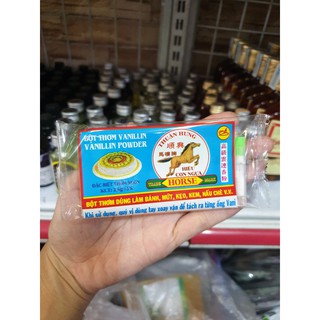 Bột thơm VANI hiệu Con Ngựa loại Thượng Hạng - Vỉ 10 ống