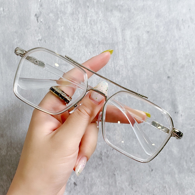 Kính Mát TR90 Gọng Vuông Oversized Chống Ánh Sáng Xanh Cho Nữ