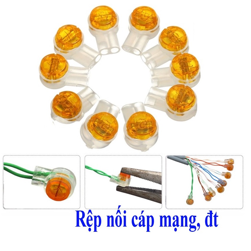Hạt Rệp Nối Dây Mạng LAN, Điện Thoại Có Đầu - Không lo bị nhiễu tín hiệu và điểm nối rỉ sét.