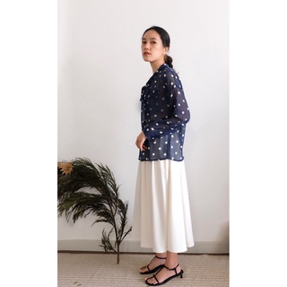 Chicka Chicka - Áo Silky bow shirt - Dottie