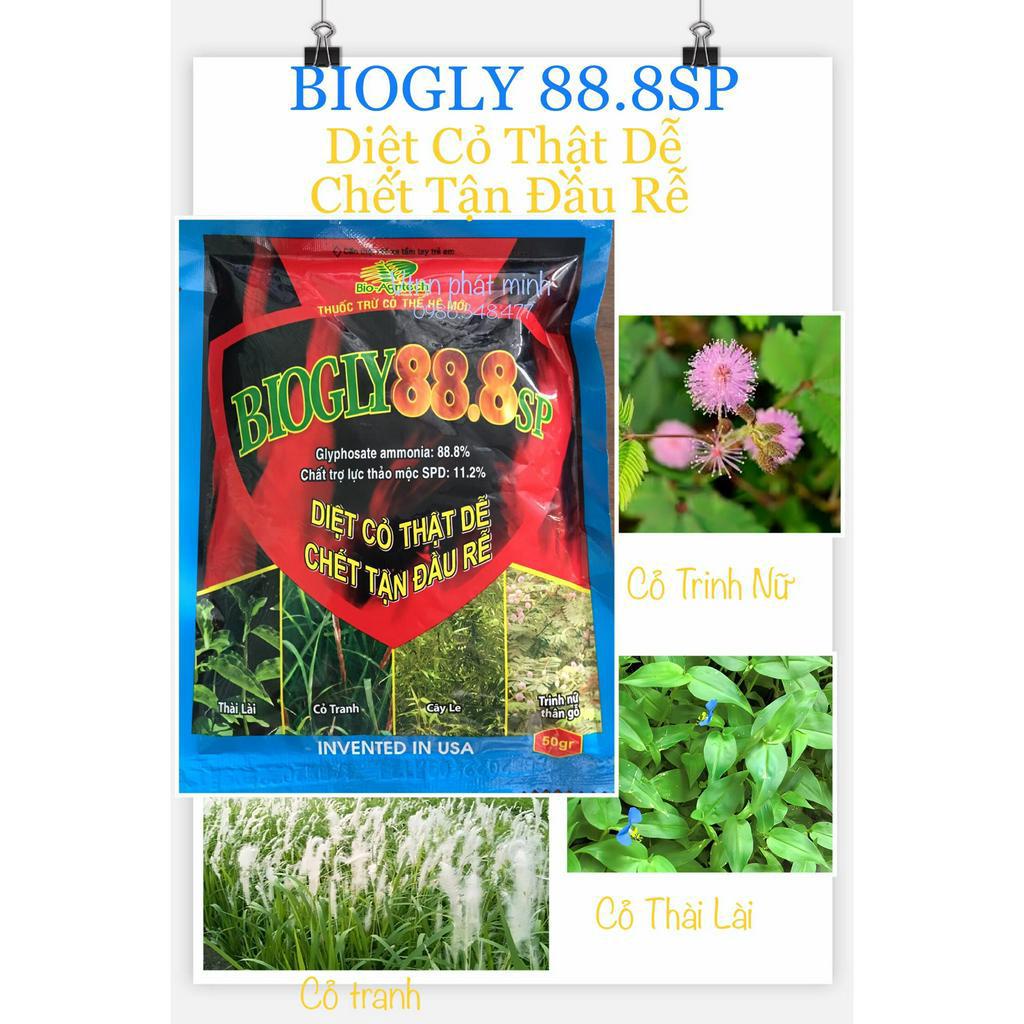 BIOGLY 88.8SP, Diệt Cỏ Thật Dễ, Chết Tận Đầu Rễ