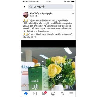 Tinh dầu Lợi An tặng ly