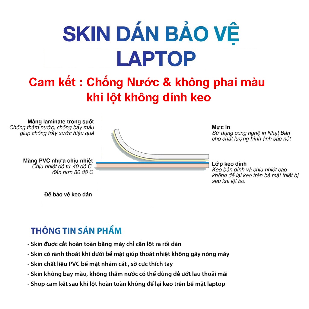 Miếng dán Laptop Skin Laptop Mèo Cat -  Tấm Dán Laptop Dành Cho Mọi Loại Máy Hp/asus/acer/macbook/dell/
