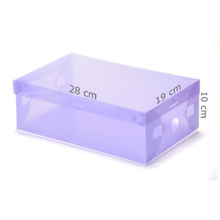 Combo 10 hộp đựng giày trong suốt