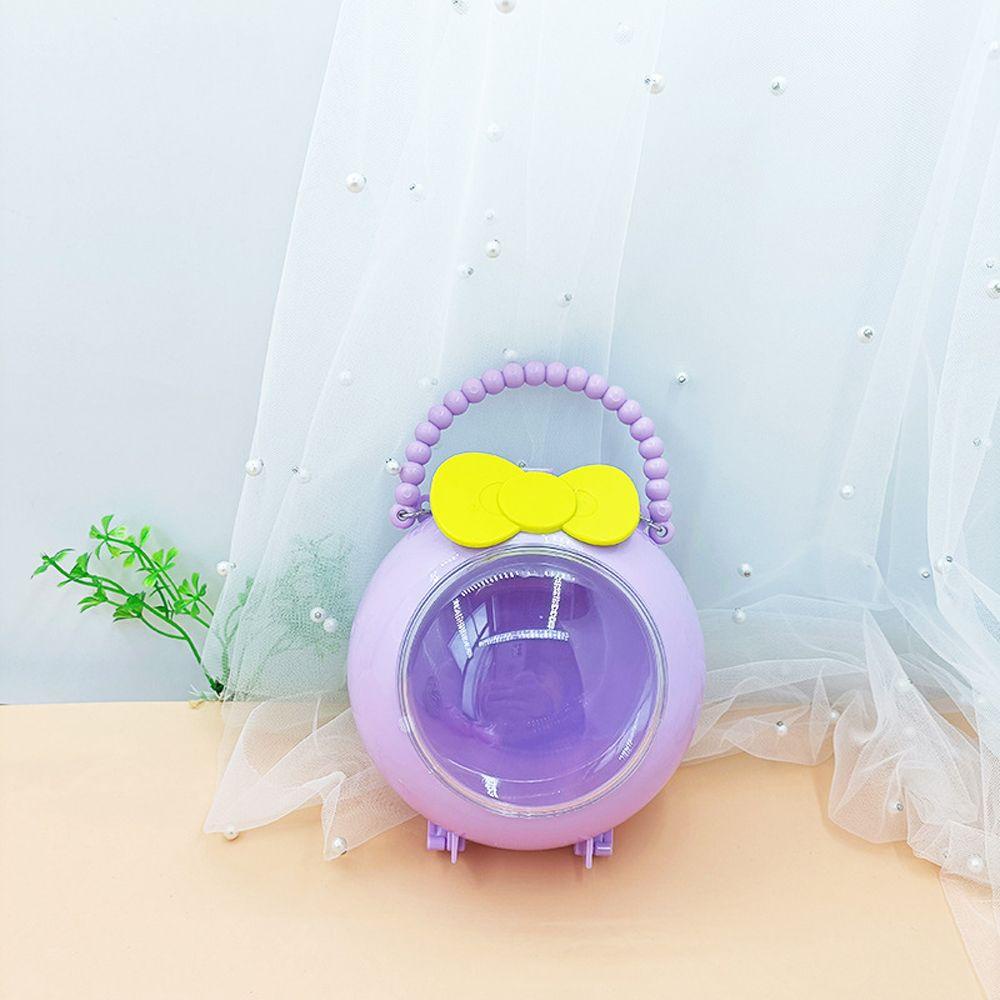 Set 2 Túi Xách Trong Suốt Hình Tròn Dễ Thương Cho Bé
