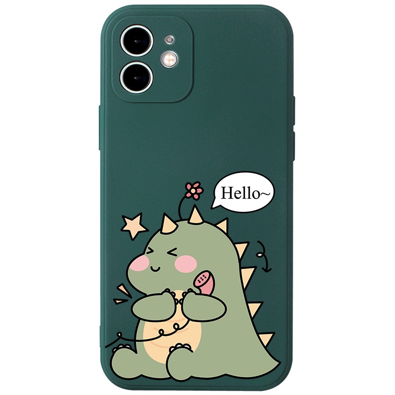 Ốp lưng JURSUE hoạt hình cặp đôi dễ thương đẹp hình bựa chống bẩn độc lạ Compatible for iPhone 14 13 12 11 Pro Max SE 2020 X XR XS 8 7 ip 6S 6 Plus kute XYH166