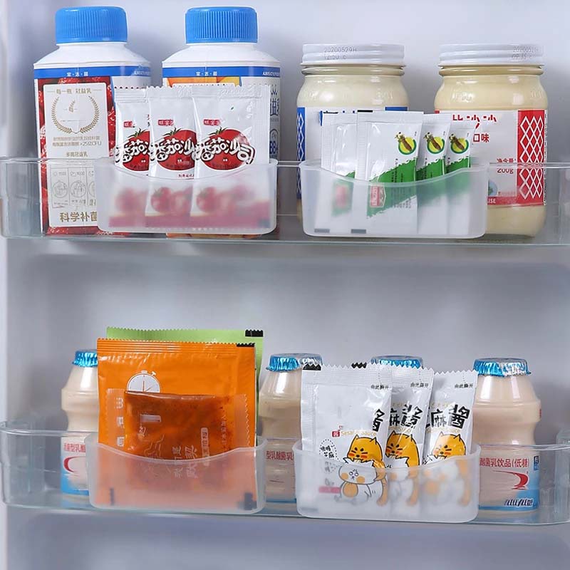 Set 2 Túi Nhựa Mini Đựng Vật Dụng Treo Tủ Lạnh Đa Năng