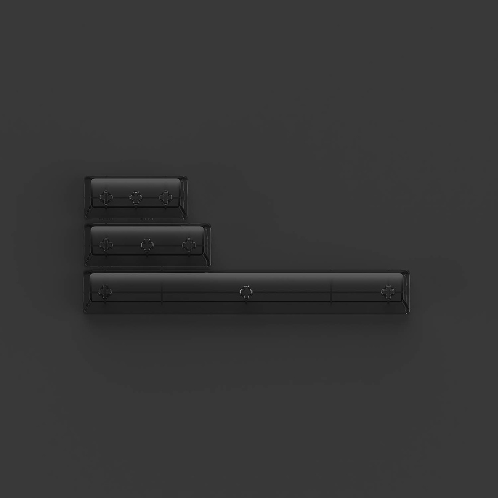 Bộ nút Keycap bàn phím cơ AKKO Keycap set – Black (PC / ASA-Clear profile / 155 nút)