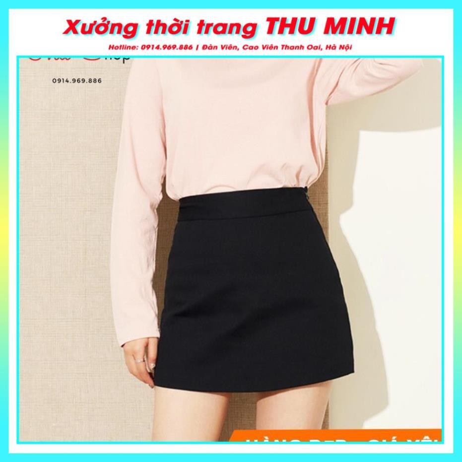 [GIÁ XƯỞNG] Chân váy chữ A kiểu dáng công sở đi làm đi chơi đều đẹp, có lót trong