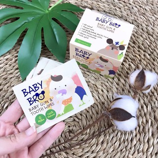 Gạc Rơ Lưỡi Baby Bro Hộp 25 Miếng - Chính Hãng Hàn Quốc