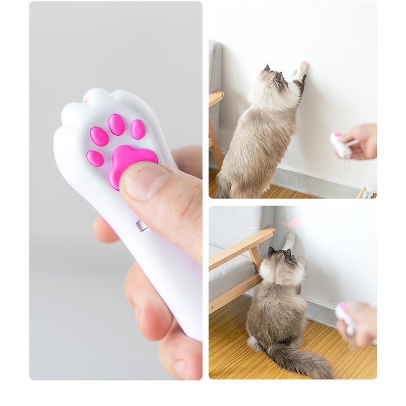 [HCM] Đồ chơi cho thú cưng - Đồ chơi mèo đèn lazer hình bàn tay siêu đáng yêu