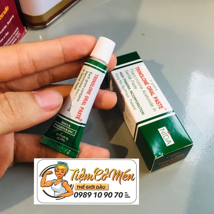 Kem Bôi Nhiệt Miệng Trinolone Oral Paste - NIDA 5g Thái Lan - Được Người Thái tin dùng