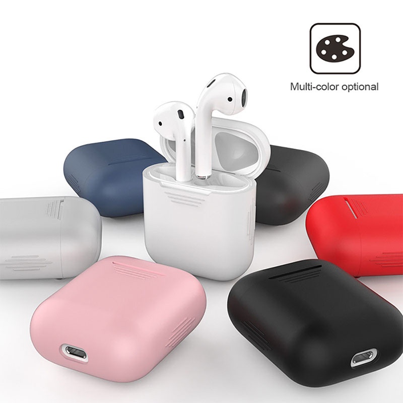 Vỏ Bảo Vệ Hộp Đựng Tai Nghe Ipod 12 Bằng Silicon
