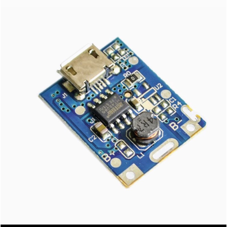 Mạch sạc tăng áp 5v chế sạc dự phòng 1 cell 18650