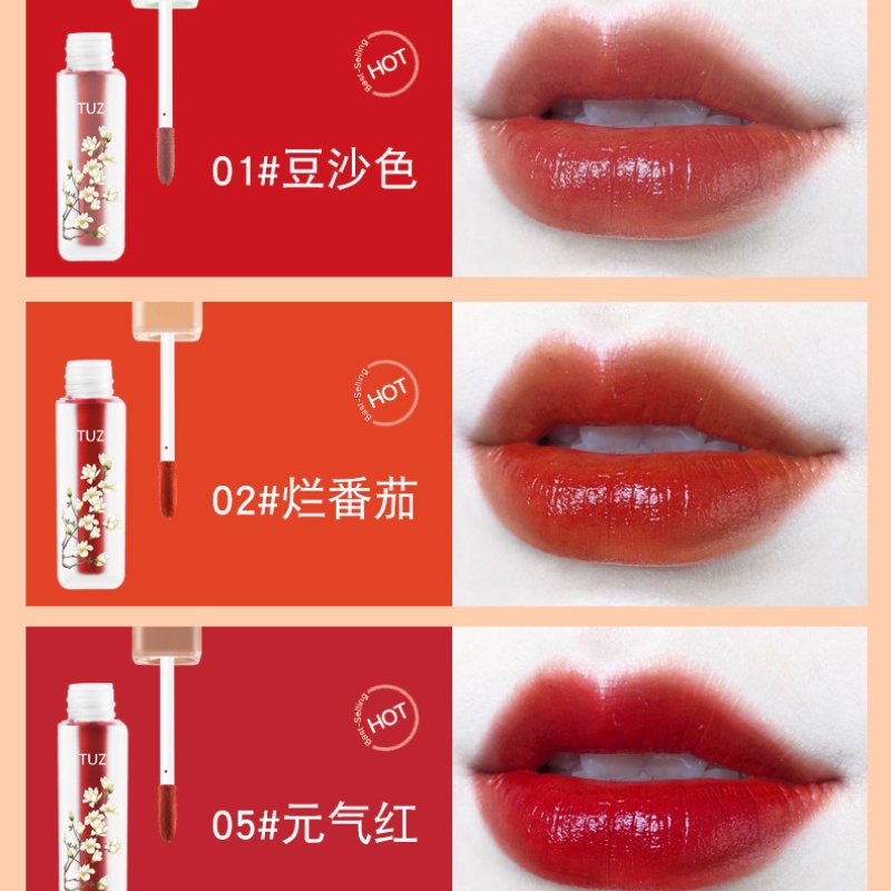 Son kem lì TUZ Ireneda mịn mượt như nhung giữ ẩm môi và làm sáng da