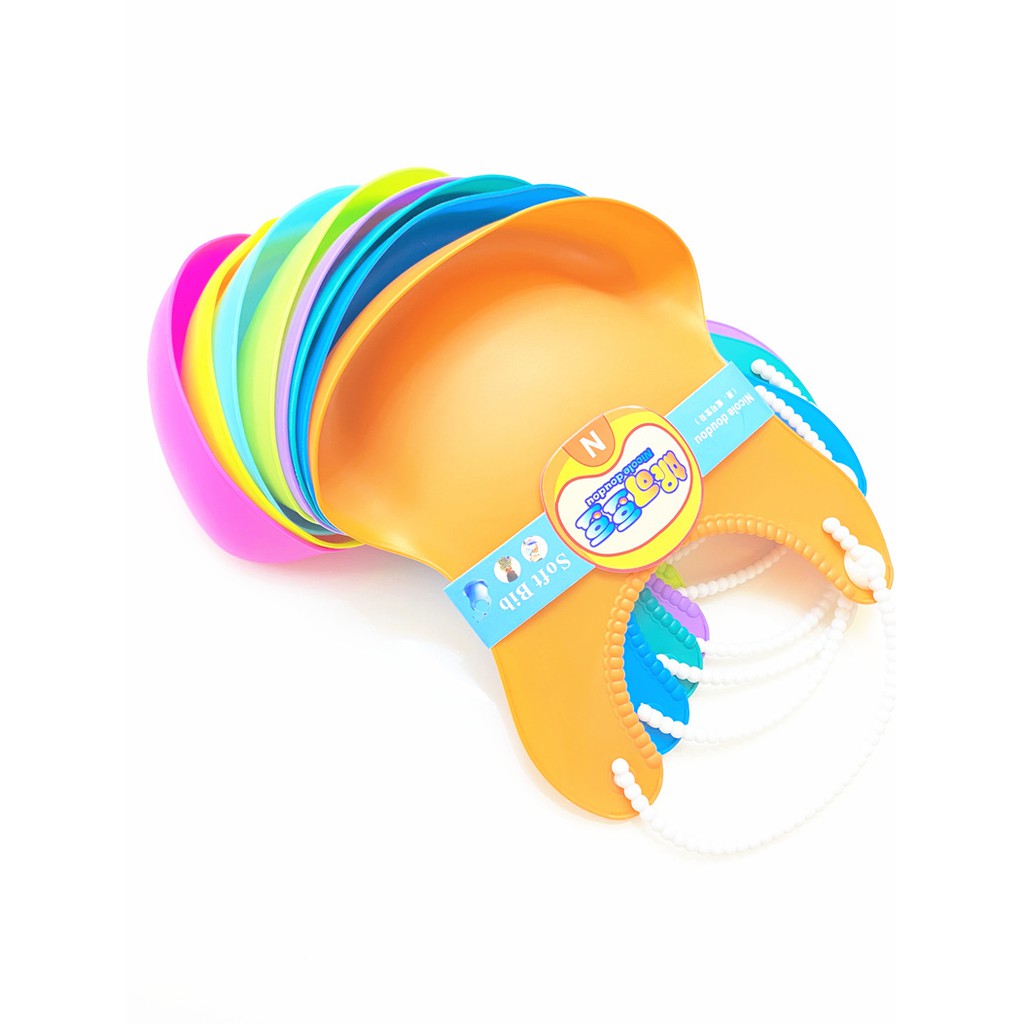 Yếm Ăn Dặm Silicon Có Máng Cho Bé Ăn Dặm Ngon Miệng – Dumi Shop