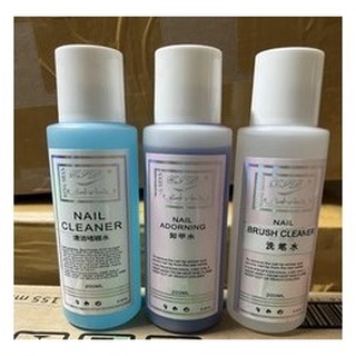 Nước Lau Gel, Ủ Gel, Rửa Cọ 200ml- Cồn lau gel - Mingshan