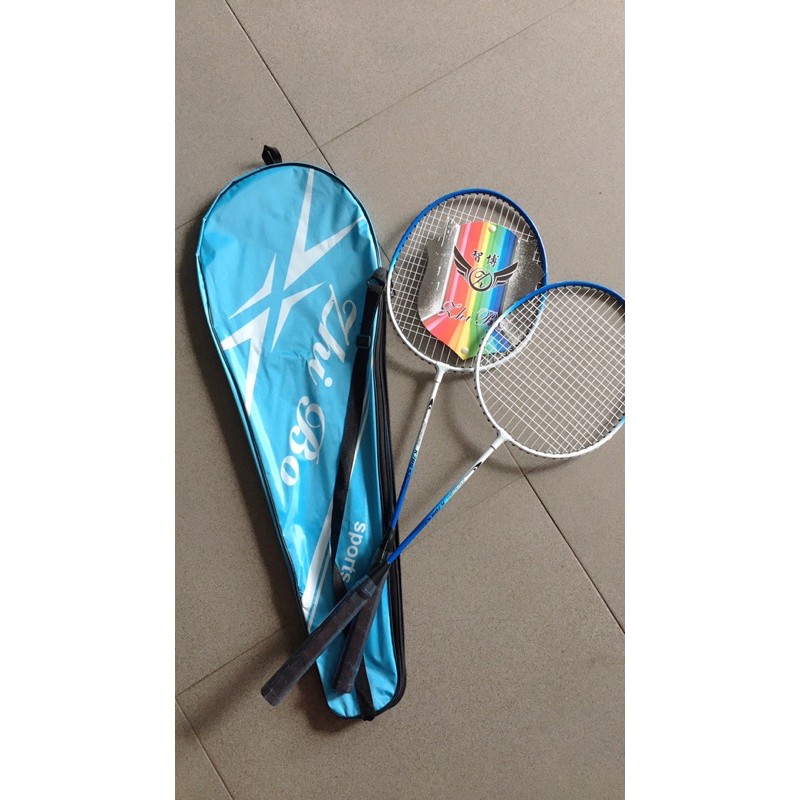 Bán chạy-1 đôi vợt Zhi Bo Sports tặng kèm quả cầu lông